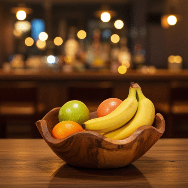 Teakholz Fruchtschale